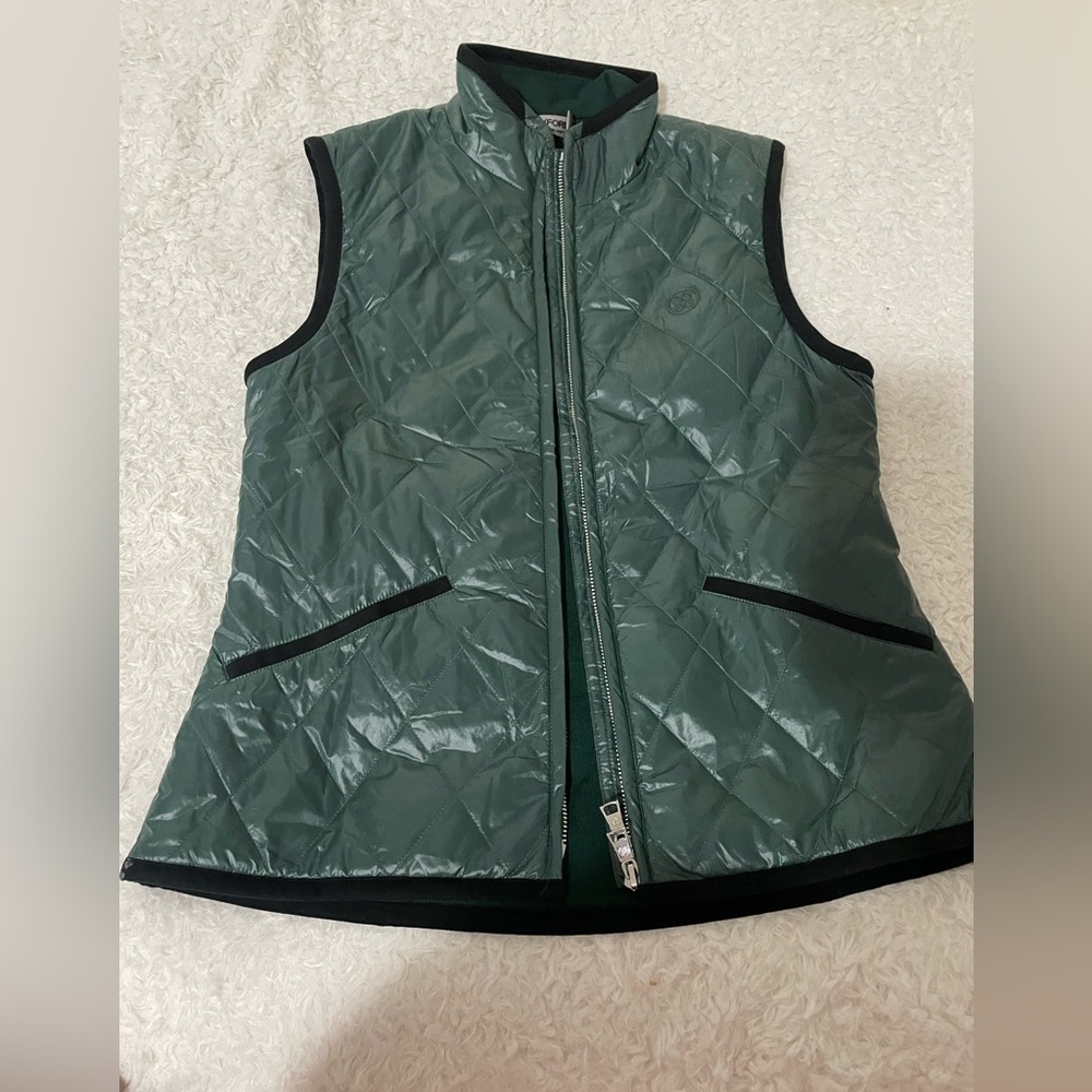 Silo ridge Green Quilted Vest by